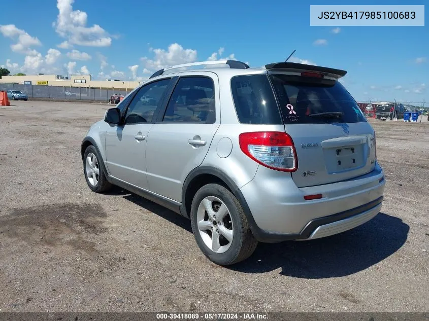 2008 Suzuki Sx4 Convenience/Touring VIN: JS2YB417985100683 Lot: 39418089