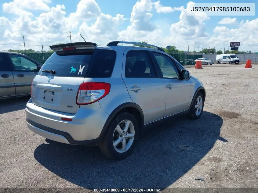 2008 Suzuki Sx4 Convenience/Touring VIN: JS2YB417985100683 Lot: 39418089