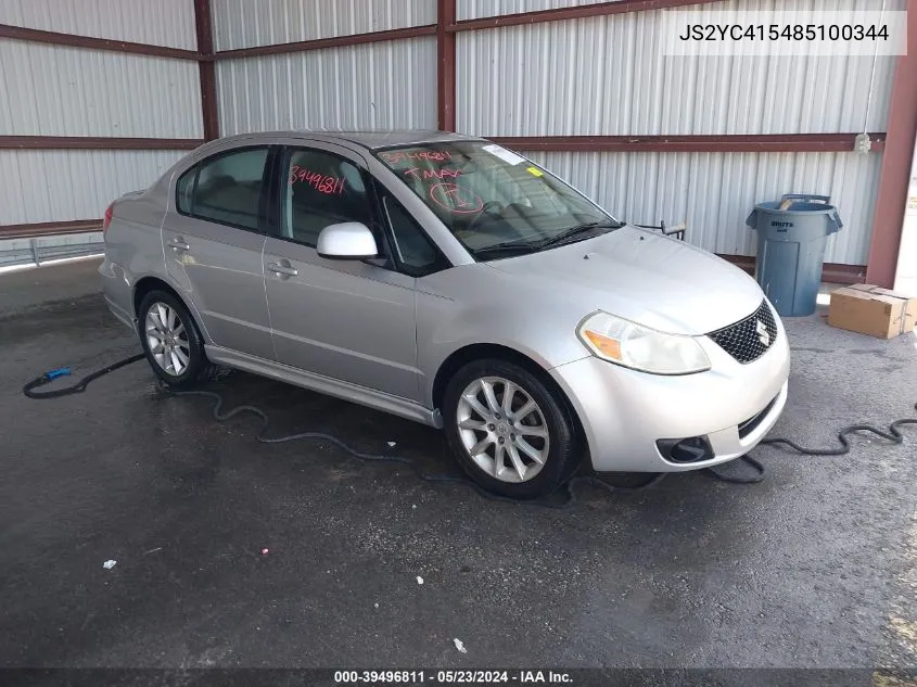 2008 Suzuki Sx4 Sport Convenience/Sport Road Trip Edition Touring 2 VIN: JS2YC415485100344 Lot: 39496811