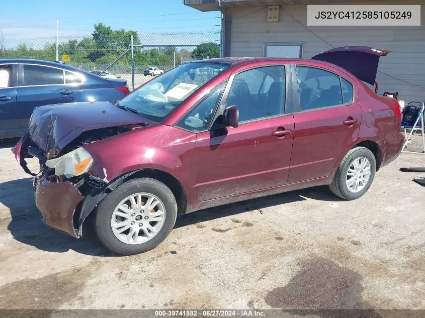 2008 Suzuki Sx4 VIN: JS2YC412585105249 Lot: 39741882