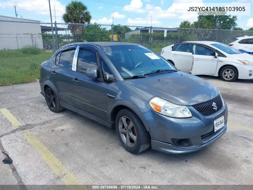 2008 Suzuki Sx4 Sport VIN: JS2YC414185103905 Lot: 39788696