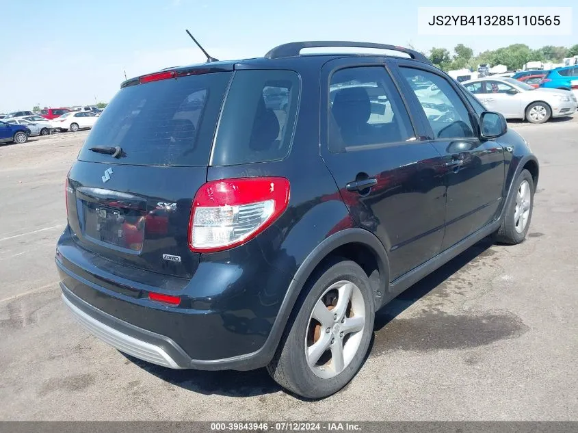 2008 Suzuki Sx4 Convenience/Touring VIN: JS2YB413285110565 Lot: 39843946