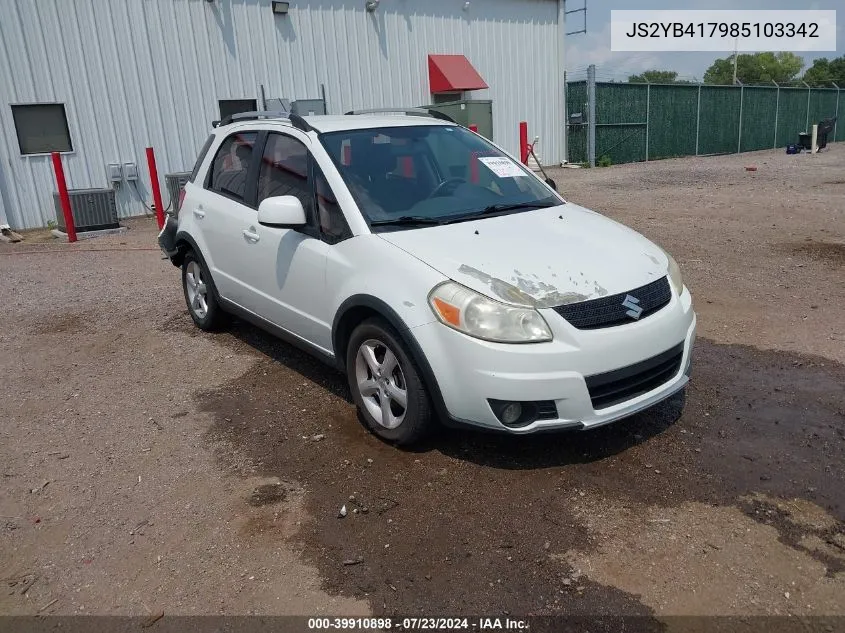 2008 Suzuki Sx4 Convenience/Touring VIN: JS2YB417985103342 Lot: 39910898