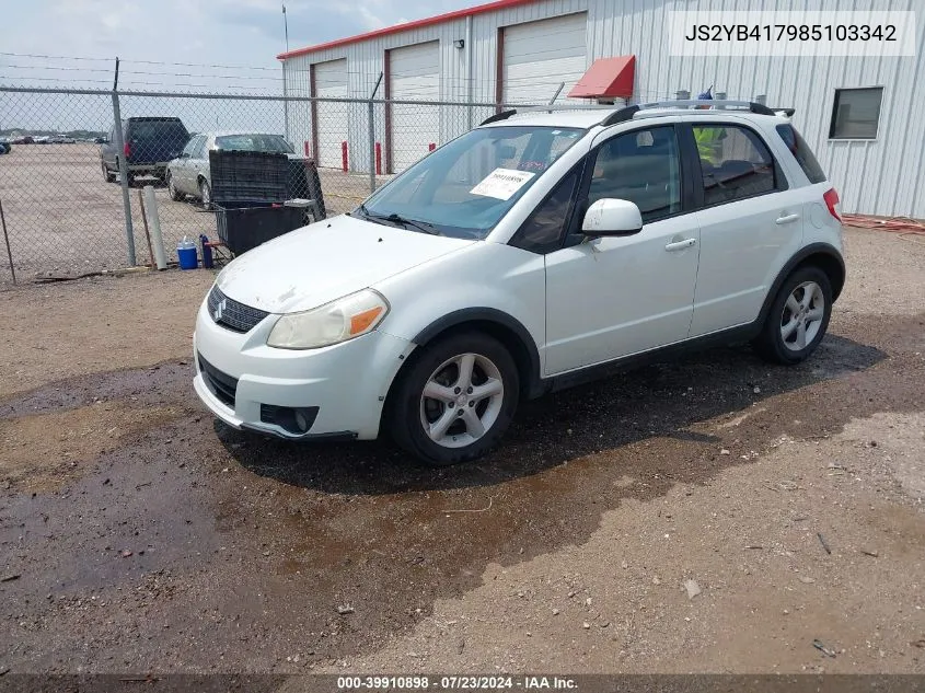 2008 Suzuki Sx4 Convenience/Touring VIN: JS2YB417985103342 Lot: 39910898