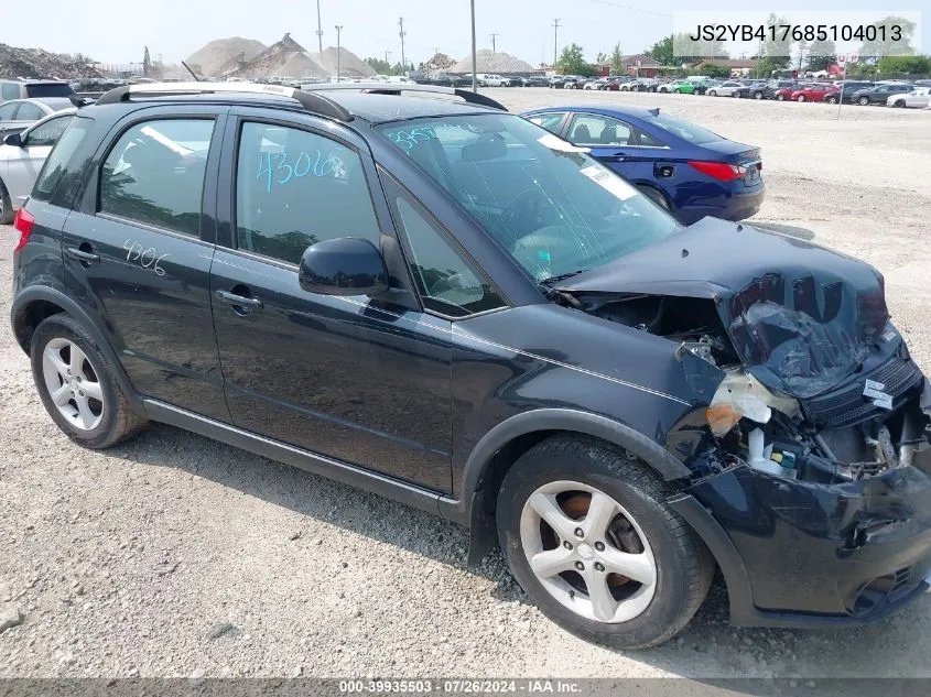 2008 Suzuki Sx4 Convenience/Touring VIN: JS2YB417685104013 Lot: 39935503