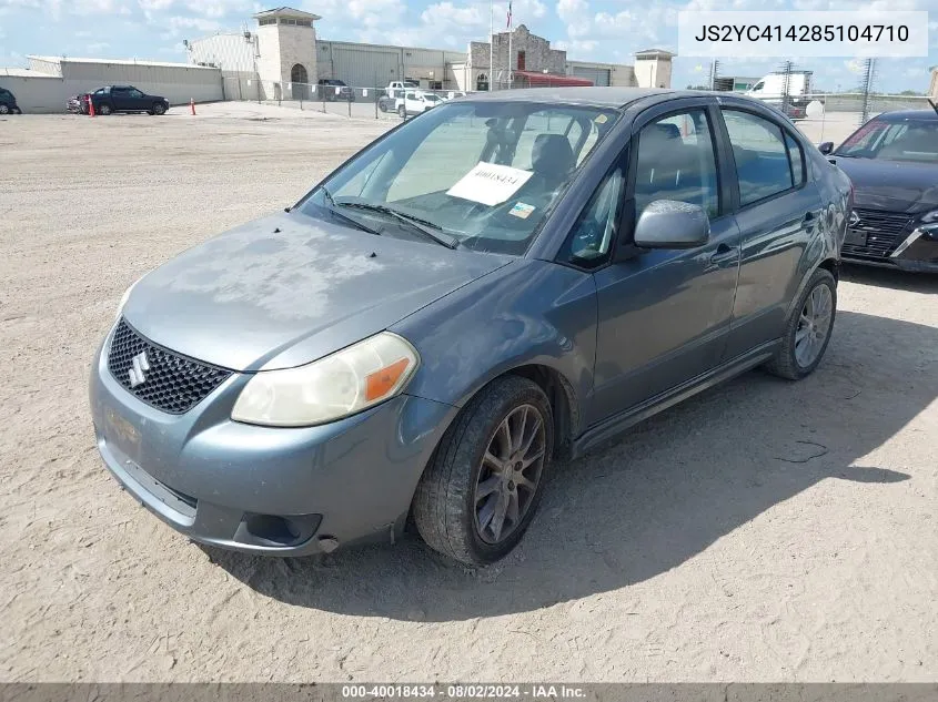 2008 Suzuki Sx4 Sport VIN: JS2YC414285104710 Lot: 40018434