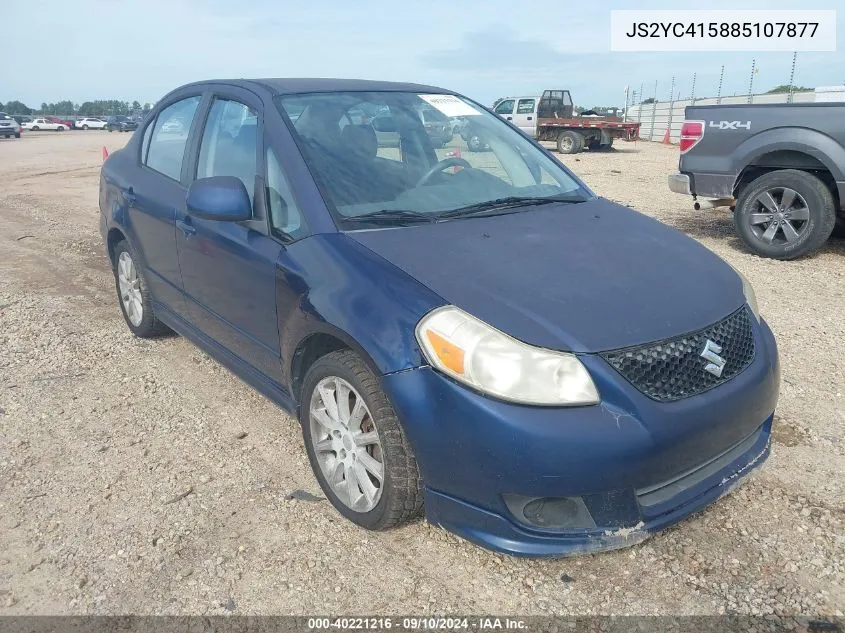 2008 Suzuki Sx4 Convenience/Touring VIN: JS2YC415885107877 Lot: 40221216