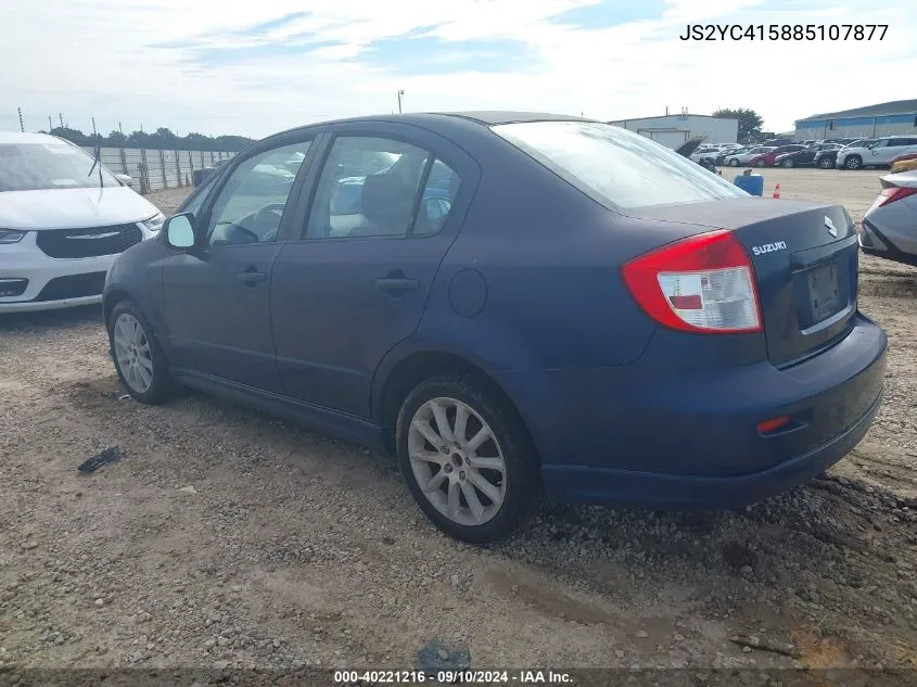 2008 Suzuki Sx4 Convenience/Touring VIN: JS2YC415885107877 Lot: 40221216