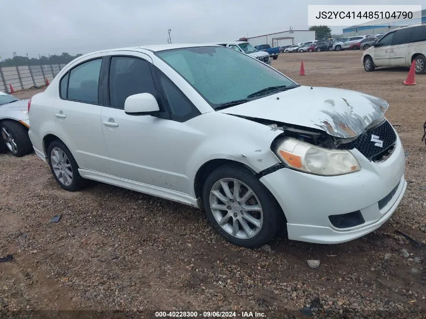 2008 Suzuki Sx4 Sport VIN: JS2YC414485104790 Lot: 40228300