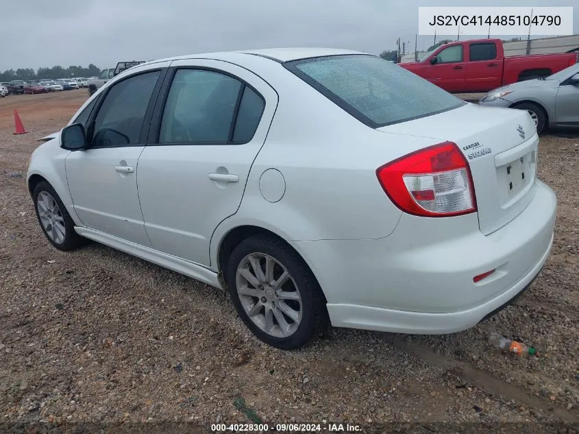 2008 Suzuki Sx4 Sport VIN: JS2YC414485104790 Lot: 40228300