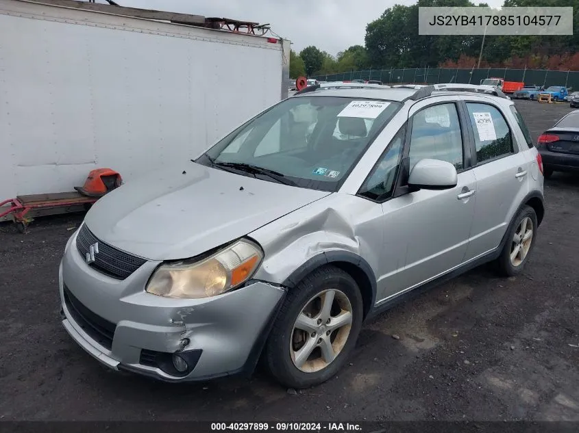 2008 Suzuki Sx4 Touring VIN: JS2YB417885104577 Lot: 40297899