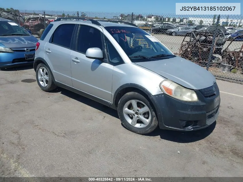 2008 Suzuki Sx4 Convenience/Touring VIN: JS2YB413185102067 Lot: 40325842