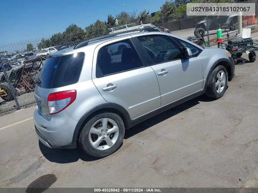 2008 Suzuki Sx4 Convenience/Touring VIN: JS2YB413185102067 Lot: 40325842