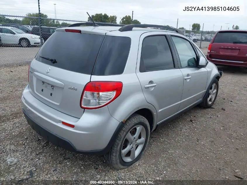 JS2YA413985104605 2008 Suzuki Sx4 Convenience