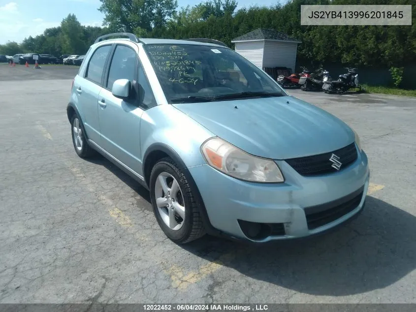 2009 Suzuki Sx4 VIN: JS2YB413996201845 Lot: 12022452