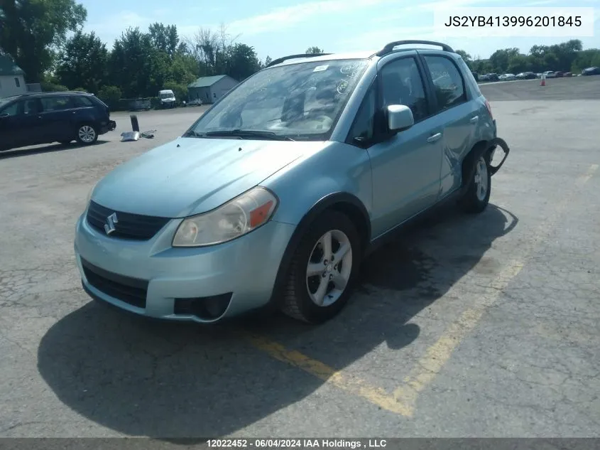 2009 Suzuki Sx4 VIN: JS2YB413996201845 Lot: 12022452