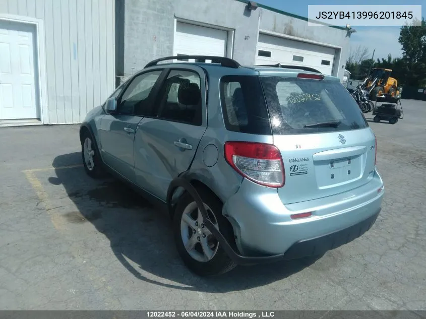 2009 Suzuki Sx4 VIN: JS2YB413996201845 Lot: 12022452