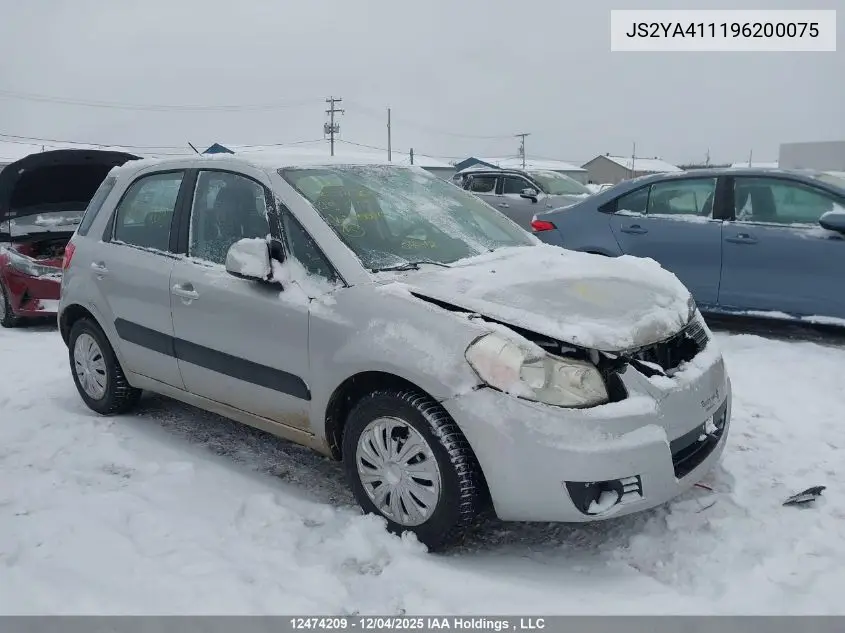 JS2YA411196200075 2009 Suzuki Sx4