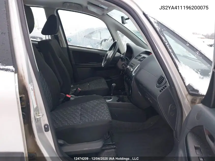 JS2YA411196200075 2009 Suzuki Sx4