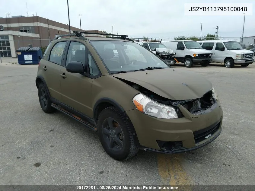 2009 Suzuki Sx4 Jx VIN: JS2YB413795100048 Lot: 20172281