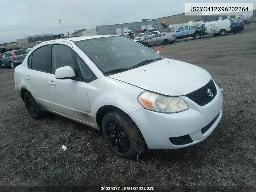 2009 Suzuki Sx4 VIN: JS2YC412X96202264 Lot: 30039377