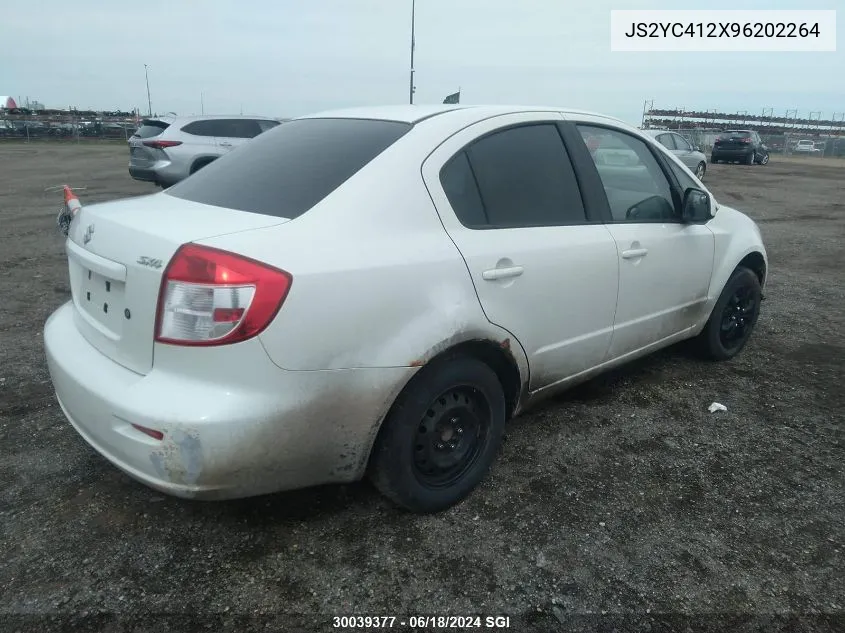 2009 Suzuki Sx4 VIN: JS2YC412X96202264 Lot: 30039377