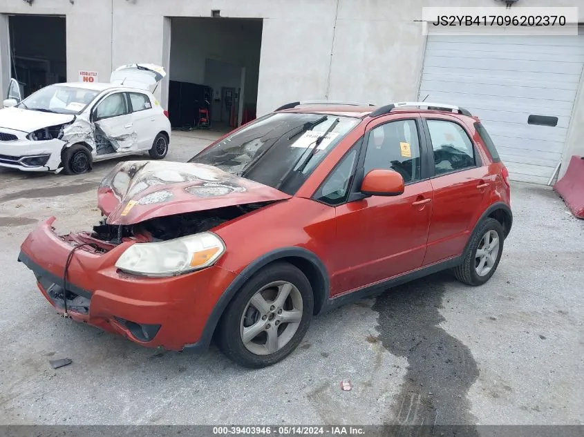 2009 Suzuki Sx4 Touring VIN: JS2YB417096202370 Lot: 39403946