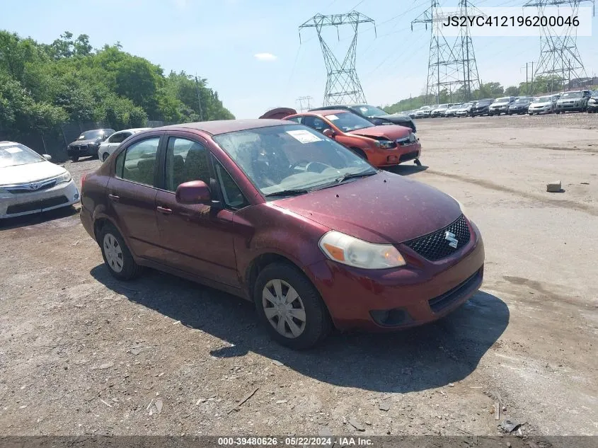 2009 Suzuki Sx4 Le/Le Popular VIN: JS2YC412196200046 Lot: 39480626