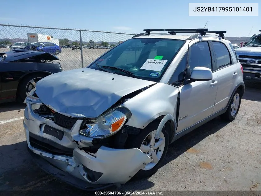 2009 Suzuki Sx4 Touring VIN: JS2YB417995101401 Lot: 39504796