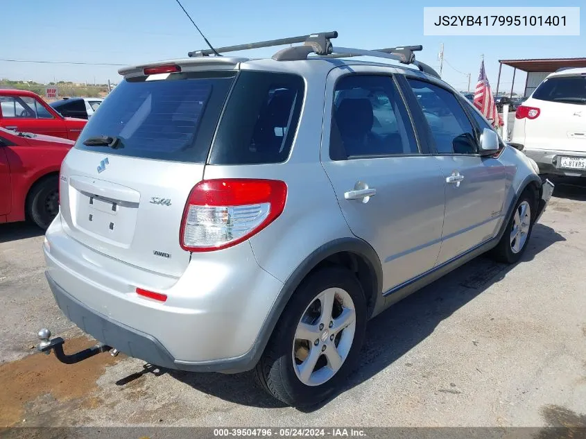 2009 Suzuki Sx4 Touring VIN: JS2YB417995101401 Lot: 39504796