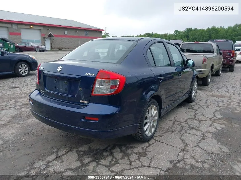 2009 Suzuki Sx4 Sport/Sport Technology VIN: JS2YC414896200594 Lot: 39557918