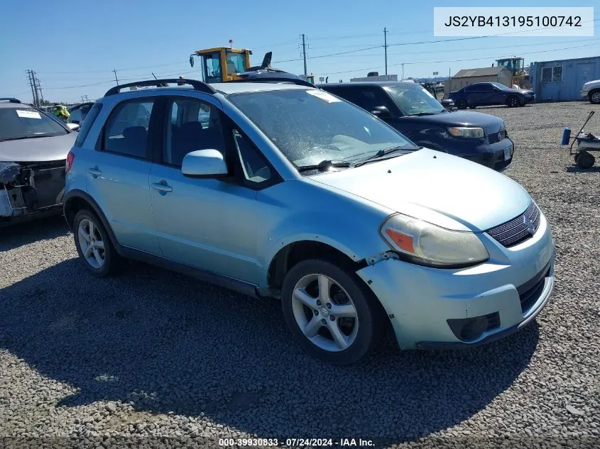 2009 Suzuki Sx4 Technology VIN: JS2YB413195100742 Lot: 39930833