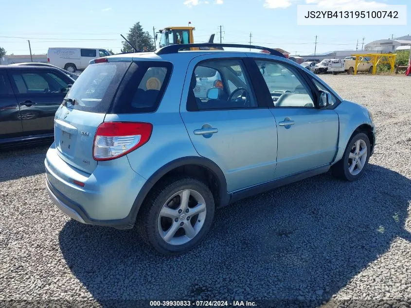 2009 Suzuki Sx4 Technology VIN: JS2YB413195100742 Lot: 39930833