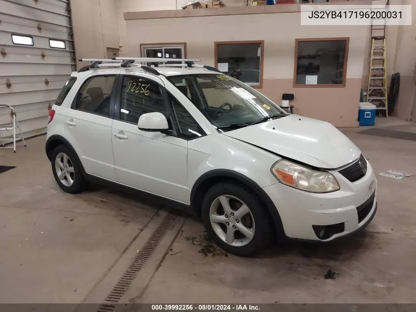 2009 Suzuki Sx4 Touring VIN: JS2YB417196200031 Lot: 39992256