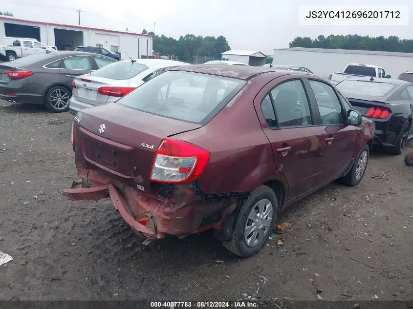 JS2YC412696201712 2009 Suzuki Sx4 Le/Le Popular