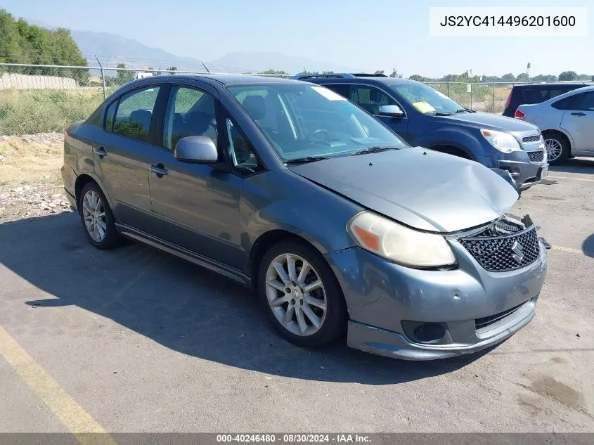 2009 Suzuki Sx4 Sport/Sport Technology VIN: JS2YC414496201600 Lot: 40246480