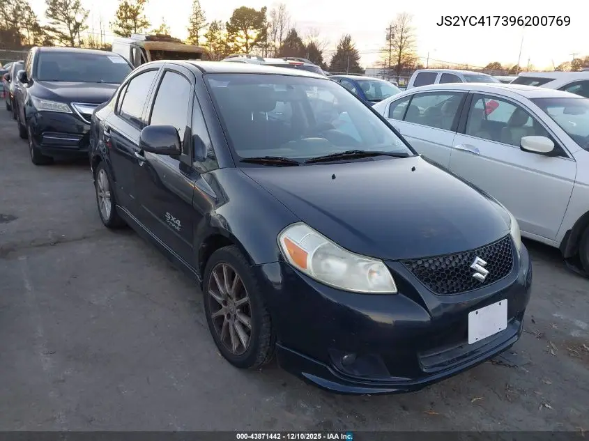 JS2YC417396200769 2009 Suzuki Sx4 Sport Touring