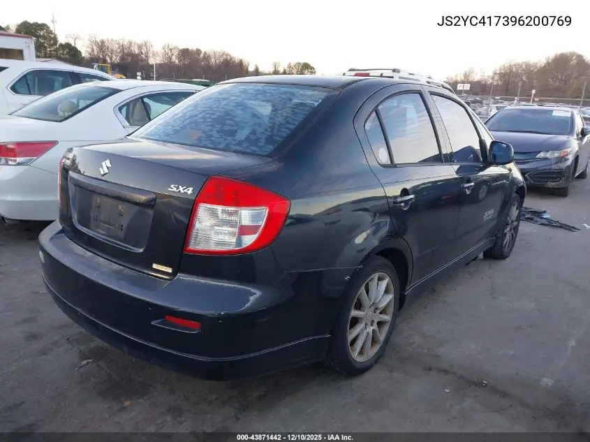 JS2YC417396200769 2009 Suzuki Sx4 Sport Touring