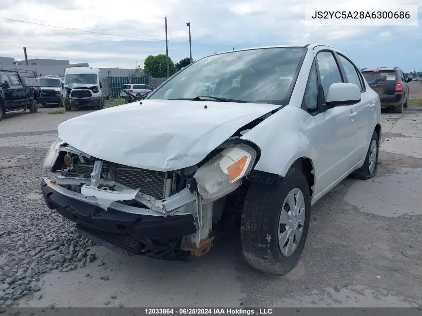 2010 Suzuki Sx4 Sedan VIN: JS2YC5A28A6300686 Lot: 12033864