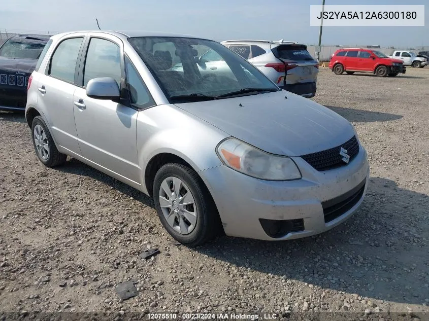 2010 Suzuki Sx4 VIN: JS2YA5A12A6300180 Lot: 12075510