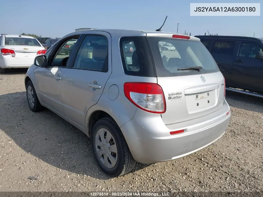 JS2YA5A12A6300180 2010 Suzuki Sx4