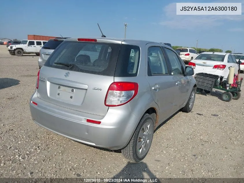 2010 Suzuki Sx4 VIN: JS2YA5A12A6300180 Lot: 12075510