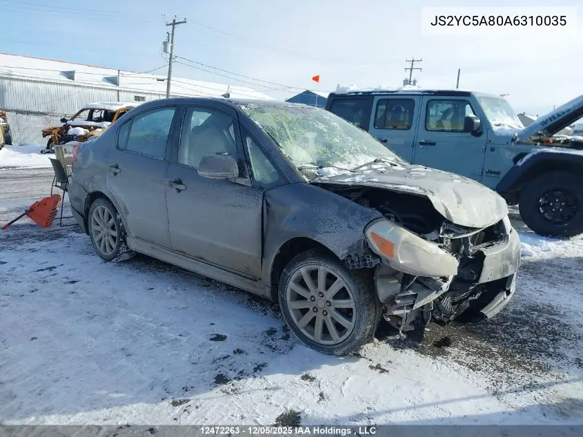 JS2YC5A80A6310035 2010 Suzuki Sx4 Sport
