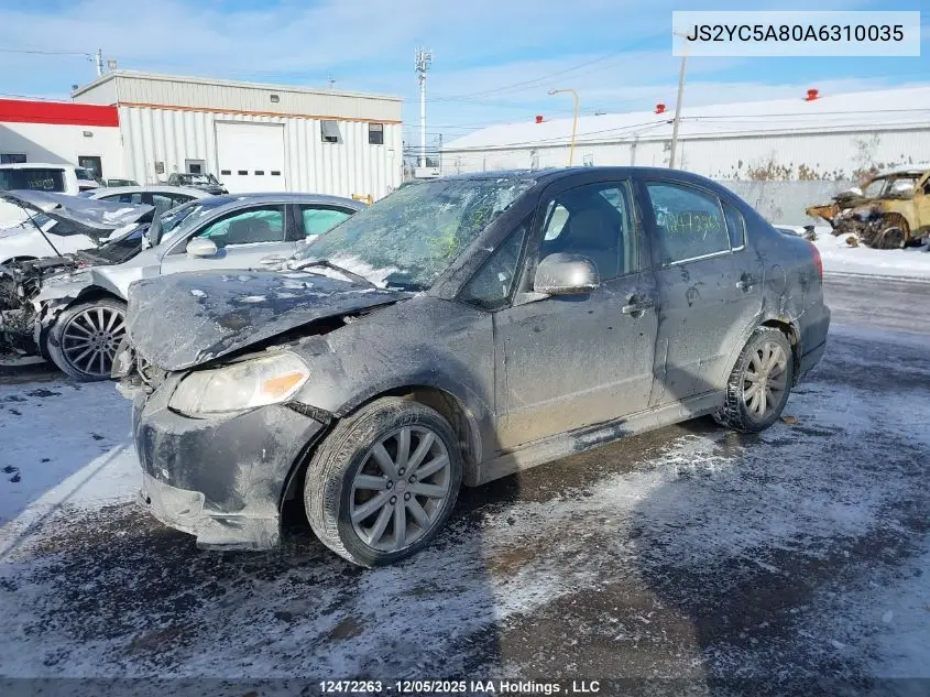 JS2YC5A80A6310035 2010 Suzuki Sx4 Sport
