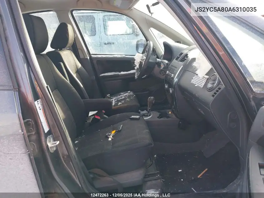 JS2YC5A80A6310035 2010 Suzuki Sx4 Sport