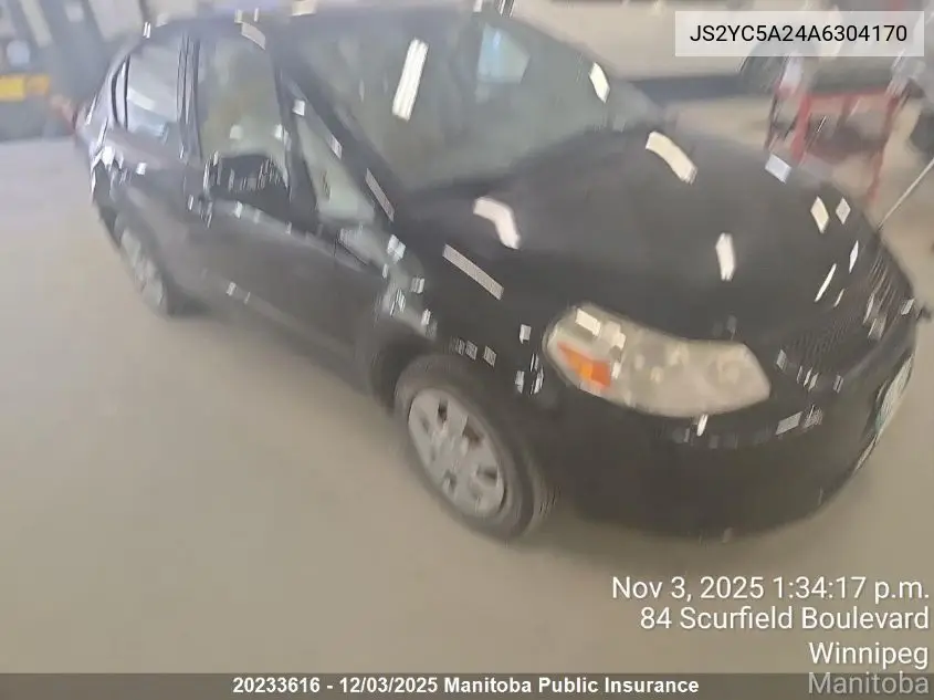JS2YC5A24A6304170 2010 Suzuki Sx4
