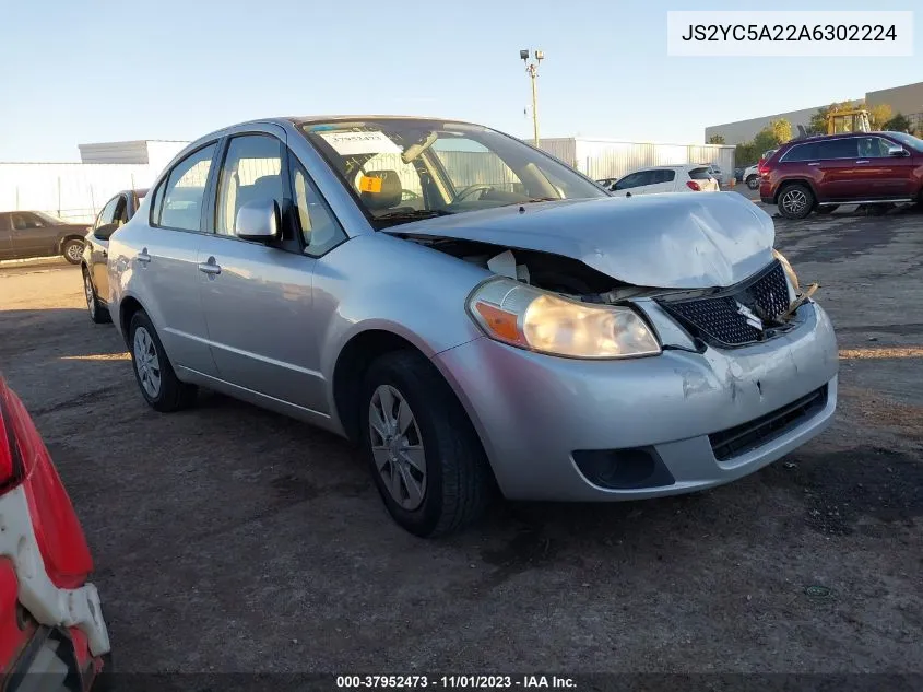 JS2YC5A22A6302224 2010 Suzuki Sx4 Le/Le Popular