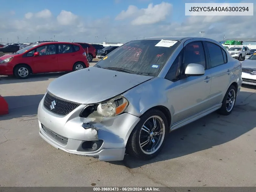 2010 Suzuki Sx4 Sport S/Sport Se VIN: JS2YC5A40A6300294 Lot: 39693473