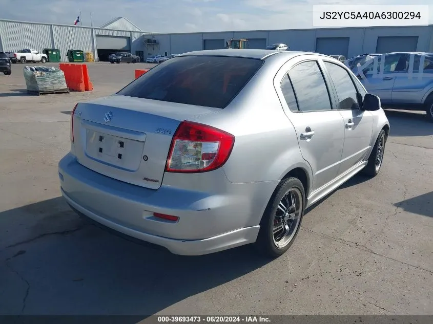 2010 Suzuki Sx4 Sport S/Sport Se VIN: JS2YC5A40A6300294 Lot: 39693473