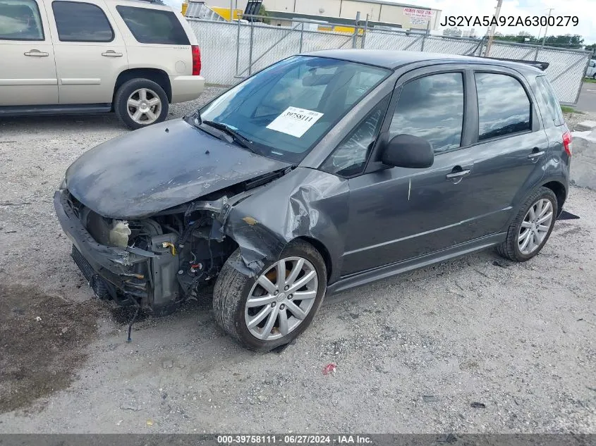 2010 Suzuki Sx4 VIN: JS2YA5A92A6300279 Lot: 39758111